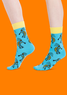 Цветные носки JNRB: Носки На дуде игрец