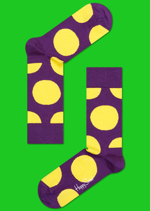 Двухцветные Happy Socks: Носки Солнце в бокале