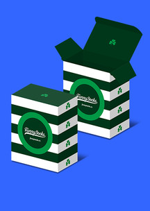 Подарочная упаковка JNRB: Коробка Клеверок для 2-х пар