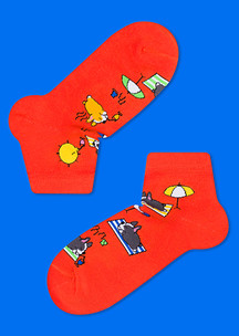 Цветные носки JNRB: Носки Хот доги под солнцем