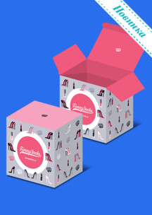 JNRB: Коробка Туфельки принцессы для 4-х пар