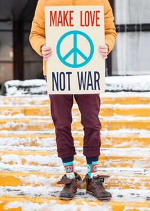 Цветные носки JNRB: Носки Делаем любовь