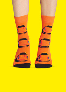 Цветные носки JNRB: Носки Порше - машина мечты