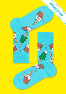 Цветные носки JNRB: Набор Мешок с подарками