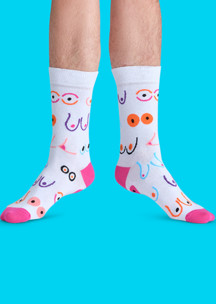 Цветные носки JNRB: Носки Анютины глазки