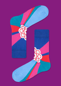 С орнаментом JNRB: Носки Мирный атом