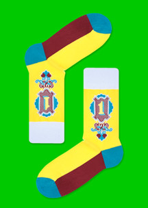 Цветные носки JNRB: Носки Советский рубль