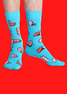 Цветные носки JNRB: Носки Колбасы и копчености