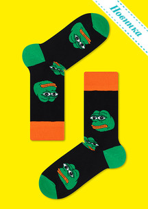 Черные JNRB: Носки Pepe Froggies