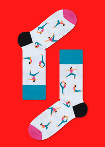 Цветные носки JNRB: Носки Йога