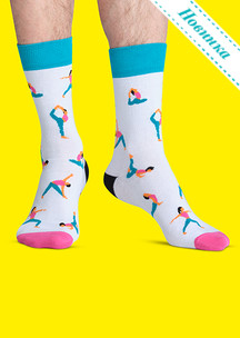 Цветные носки JNRB: Носки Йога