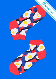 Короткие носки JNRB: Носки Жареные яйца