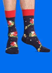 Цветные носки JNRB: Носки Рождественская круговерть