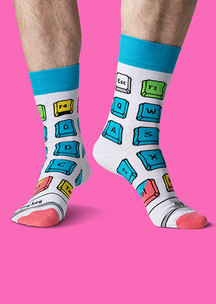 Цветные носки JNRB: Носки Клавиатура