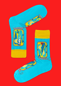 Цветные носки JNRB: Носки Кильки в масле