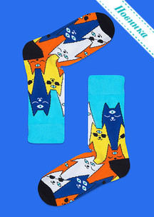 Йога JNRB: Носки Просветленные коты