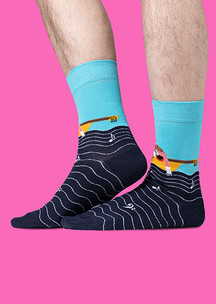Цветные носки JNRB: Носки Волнистые