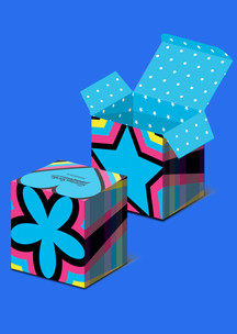 Подарочная упаковка Funny Socks: Коробка Микс для 4-х пар