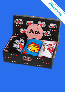 Женские носки JNRB: Набор Влюбленные еноты