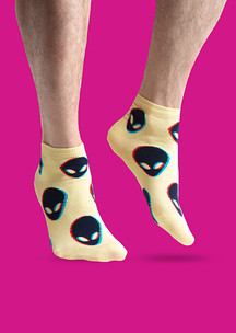 Цветные носки JNRB: Носки Гуманоиды 3D