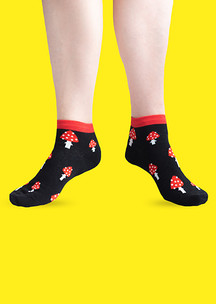 Цветные носки JNRB: Носки Красный мухоморчик