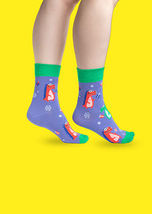 Цветные носки JNRB: Носки Добрый дракоша