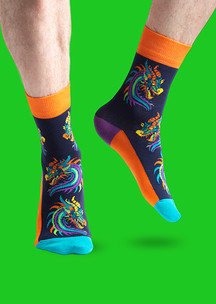 Цветные носки JNRB: Носки Год дракона