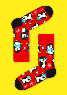Новогодние носки JNRB: Носки Пингвинята