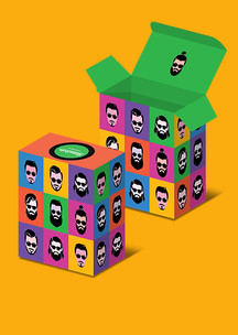 Художнику JNRB: Коробка Энди - Дэнди для 2-х пар носков