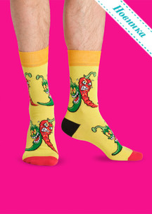 Цветные носки JNRB: Носки Жгучие перцы
