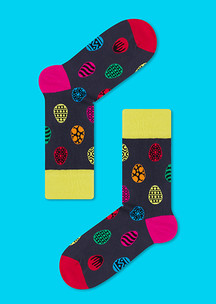 Цветные носки JNRB: Набор Много букв 7 пар