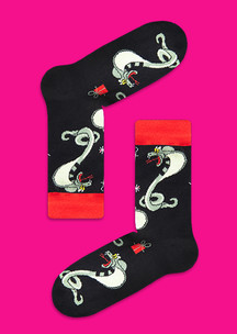 Цветные носки JNRB: Носки Ядовитая кобра