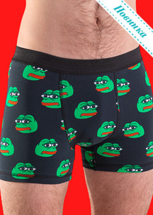 Мужские трусы JNRB: Трусы боксеры Pepe Froggies