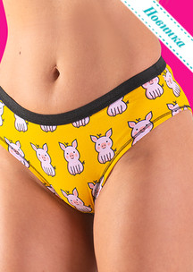 С домашними животными JNRB: Трусики Розовый пятачок