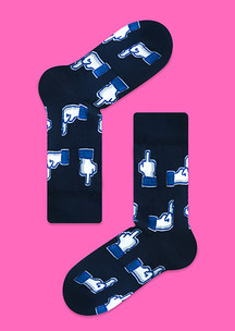 В офис JNRB: Носки Неприличный жест