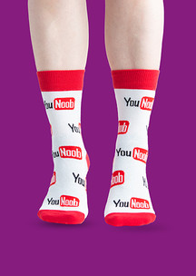 Цветные носки JNRB: Носки Ты Нуб