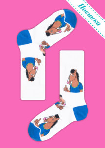 Цветные носки JNRB: Носки Телезвезда