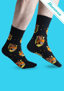 Цветные носки JNRB: Носки Конь-огонь