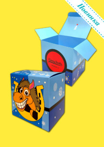 JNRB: Коробка для 4х пар Большая Добрая Лошадь 2026