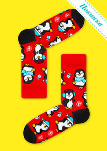 Цветные носки JNRB: Чемодан Новогодний с 21 парой Новый год 2026