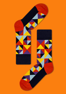 Цветные носки JNRB: Носки Пэчворк