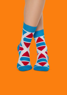 Цветные носки JNRB: Носки Треугольное молоко